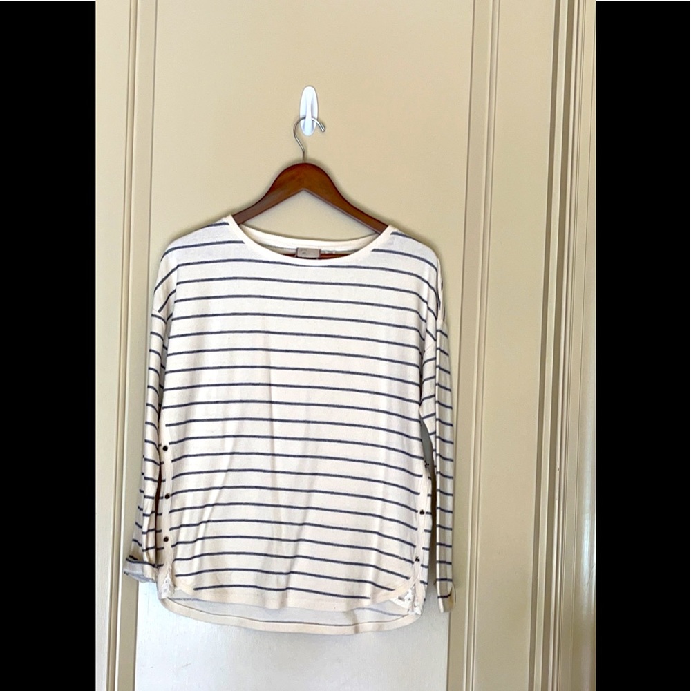 anthropologie striped top (size small)